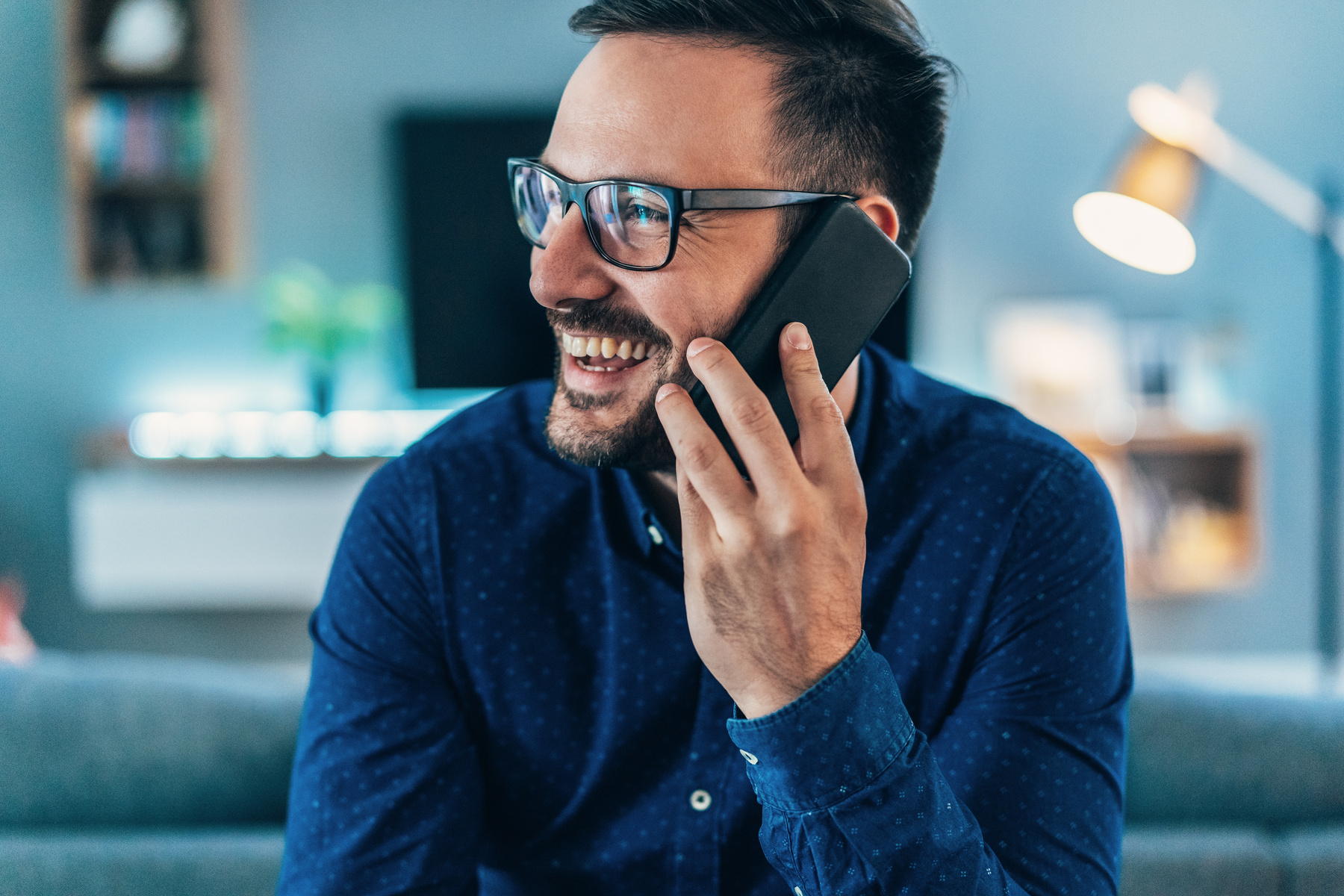 Talking on the phone